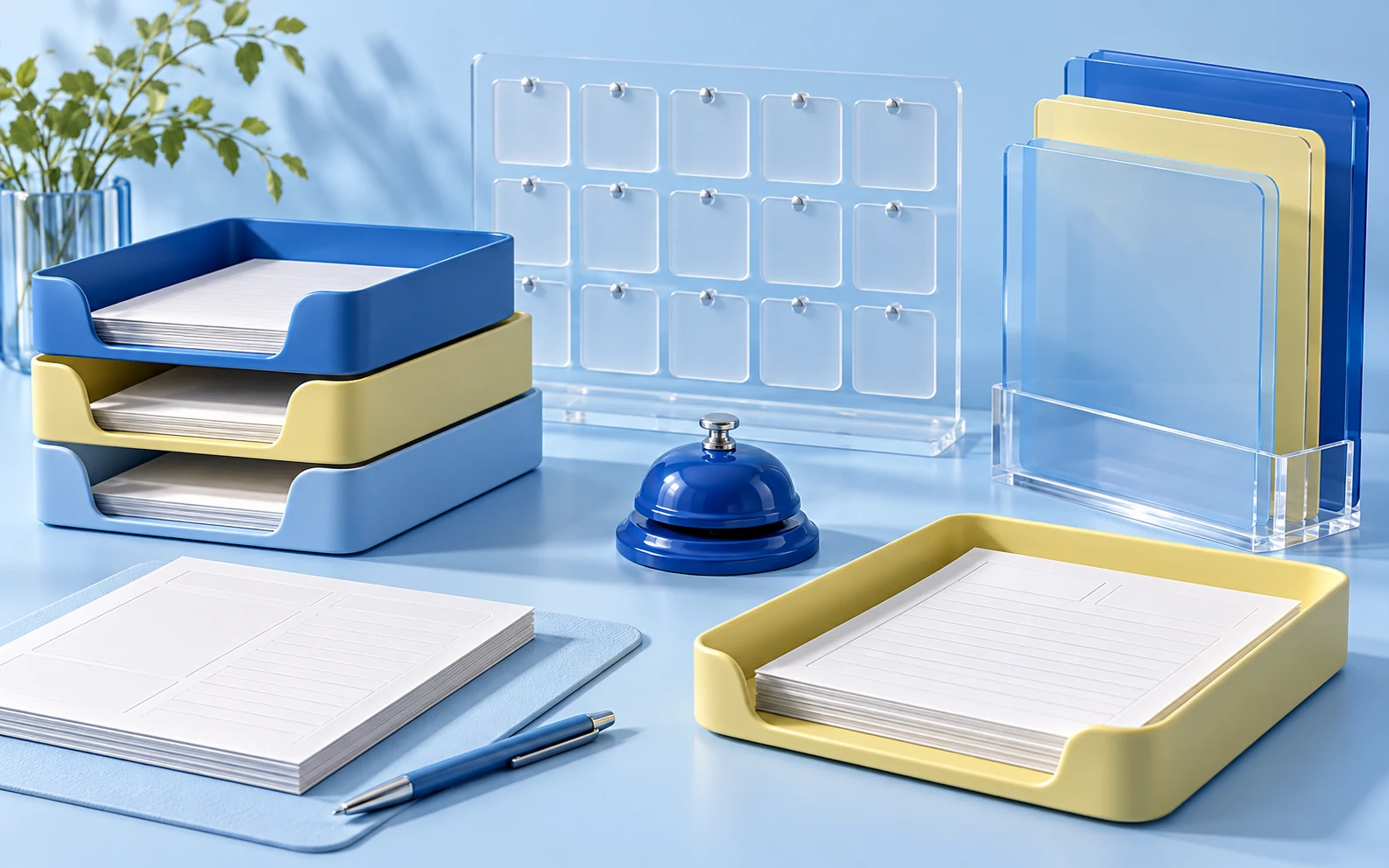 Illustrative office workflow concept
